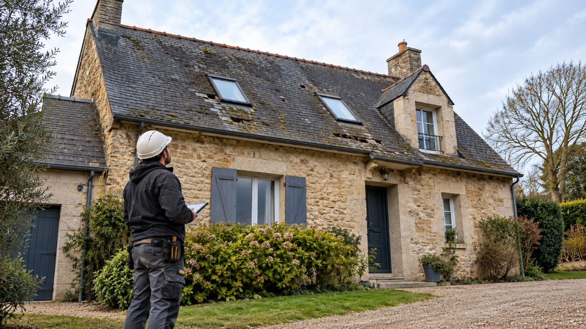 Lire la suite à propos de l’article Toiture à Angers : quels signes indiquent qu&rsquo;une rénovation devient nécessaire ?
